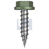 Hobsons - #10-12 x 20 Pale Eucalypt (Mist Green)-Cl4 As3566 Needle Pt Sds Flanged Hex | Q150-Pe (Pack Of 1000)